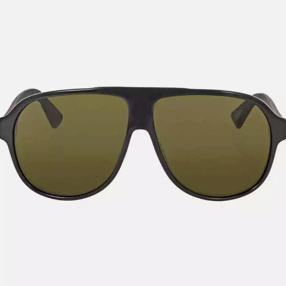 NEW Gucci Green Pilot Men's Sunglasses
